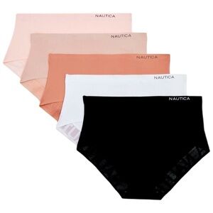 NAUTICA 5-Pack Laser-Cut Mid-Rise Panties